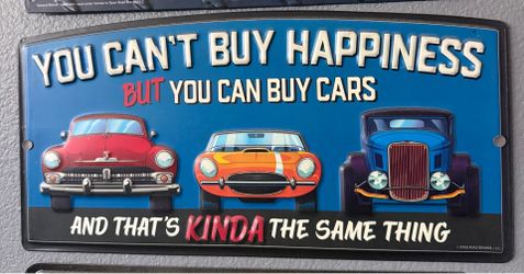 Open Road Brands Car Quote Metal Sign man cave