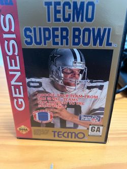 Tecmo Super Bowl Sega Genesis Game