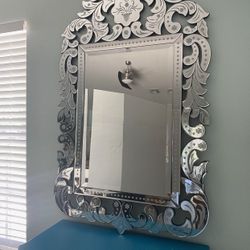 Regina Wall Mirror by Howard Elliott Collection   