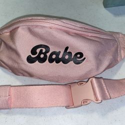 Pink Babe Fanny Pack Belt Bag