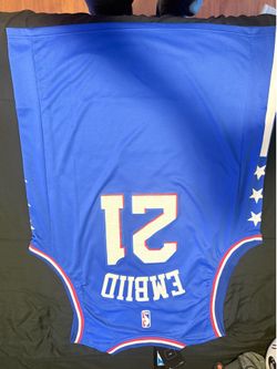 Joel Embid 76ers size 50