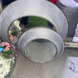 Pair Of Round Mirrors