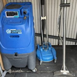 15" Turbo Hybrid (Hard Surface Extractor) , and Sandia Sniper - 100 psi with 2 Jet Stainless Steel Carpet Wand .