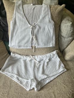 Crochet Vest and Shorts
