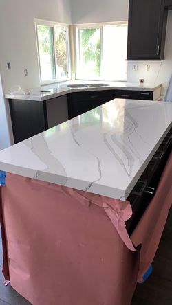 Kitchen with Quartz