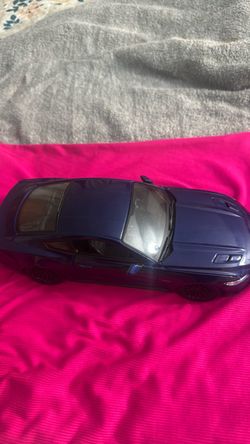 Dark Blue Diecast Muscle Car Model