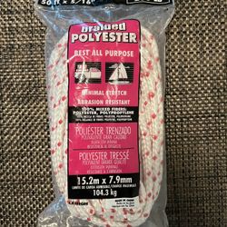 Braided Polyester Rope 50 Feet 