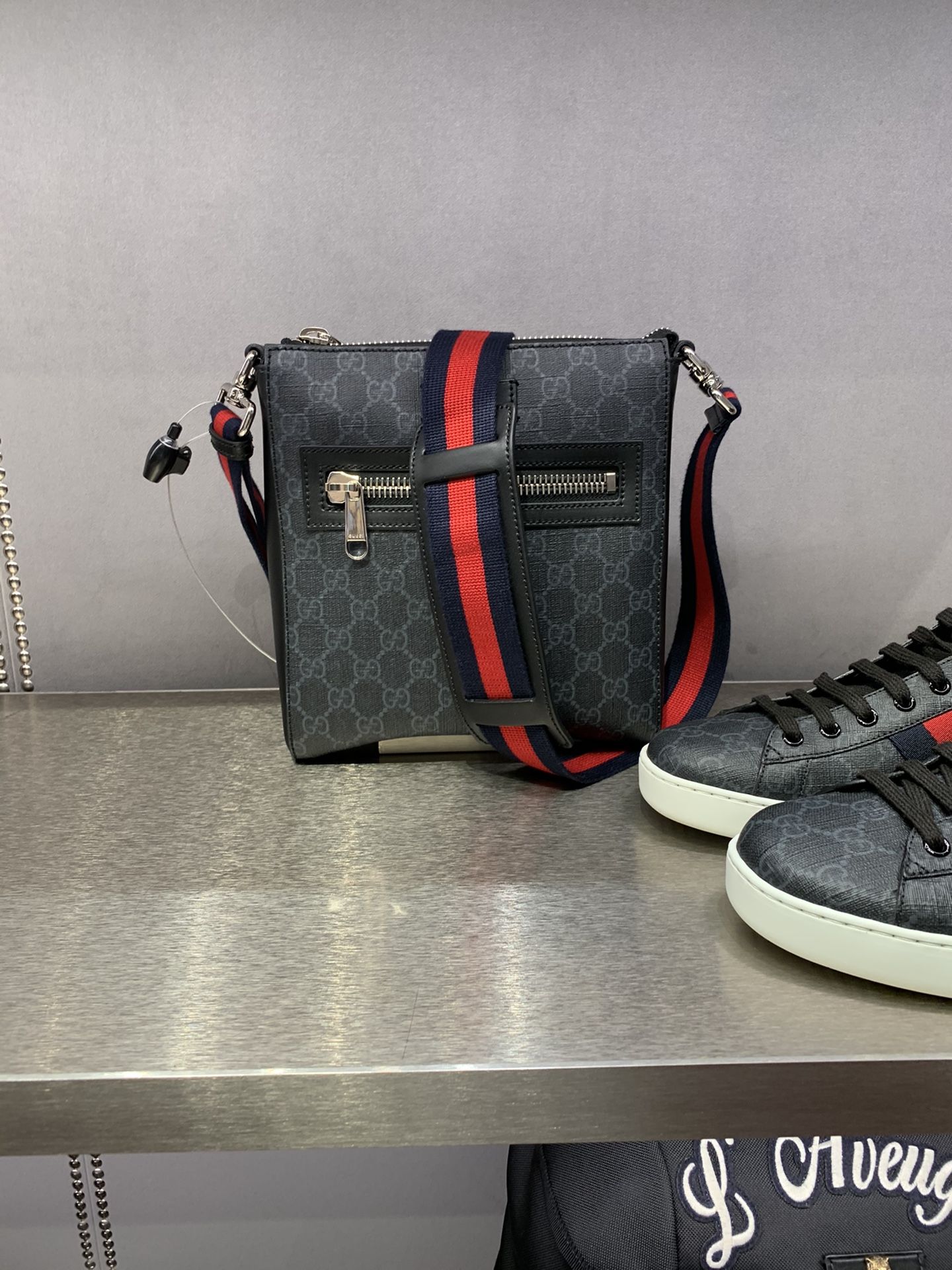 Gucci GG Black Small Messenger Bag