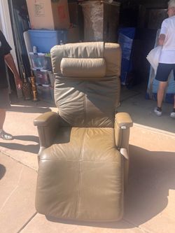Tan Leather Recliner Chair