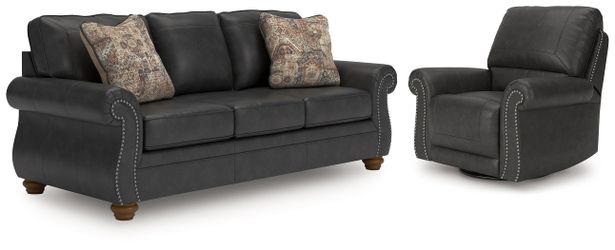 Chasemore Granite Sofa and Recliner (Online Special Price)