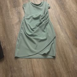 TEAL GREEN WINDSOR DRESS