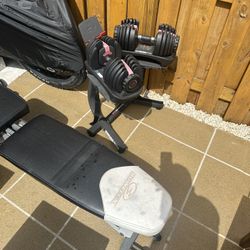 Bowflex Adjustable Dumbbell Set w/ Bench & Stand 
