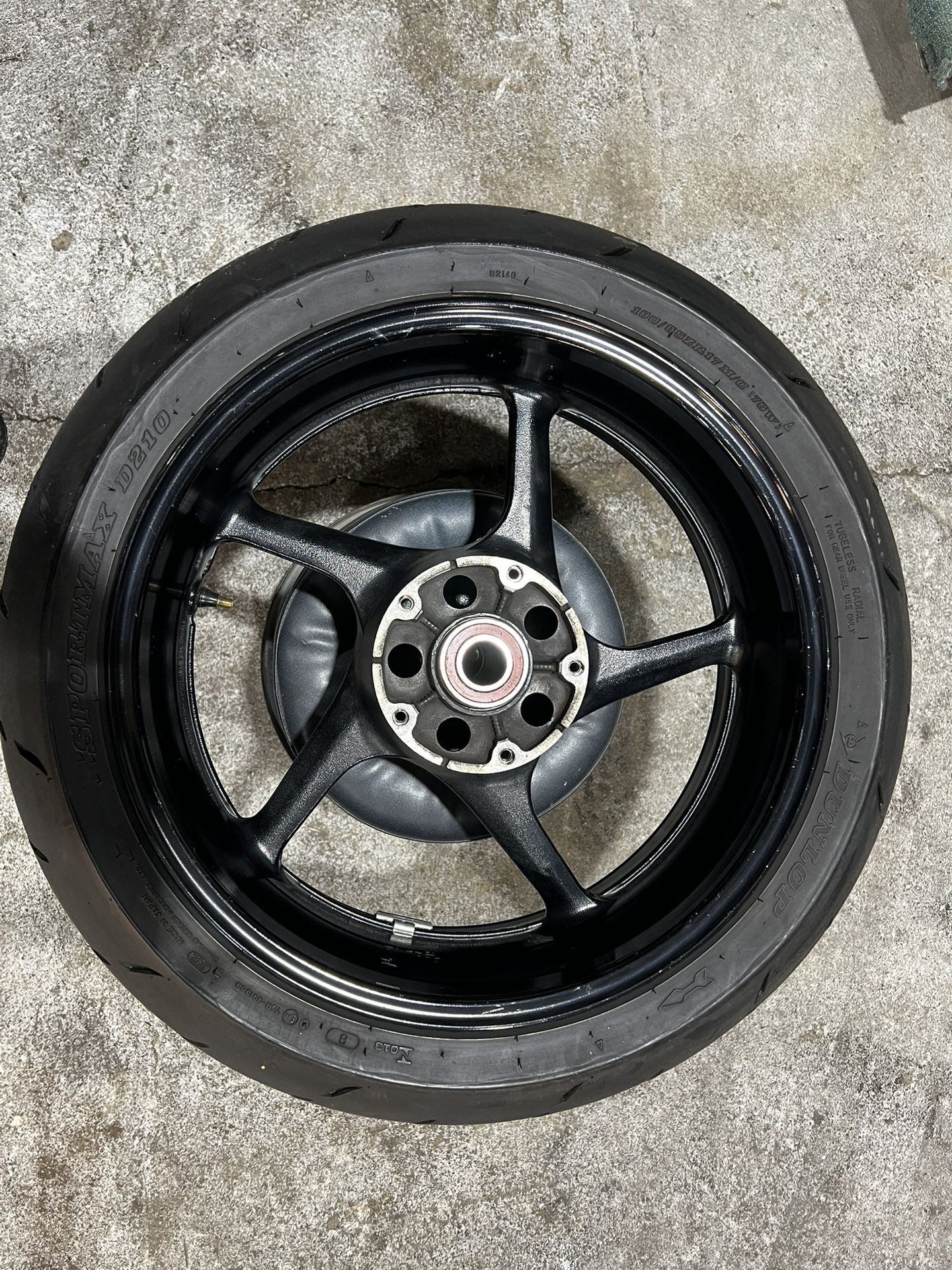 07-08 Yamaha YZF R1 Rear Wheel Back Run