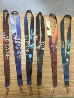 Official PAX League of Legends 2015 Lanyard TOP/SUPPORT/AdCARRY -RARE BRAND NEW