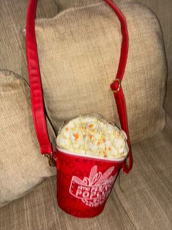Popcorn Bucket Novelty Crossbody Bag