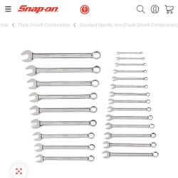 Snap-on 23 Piece Metric Wrench Set 