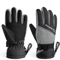 Walsking Kids Winter Gloves Size Small