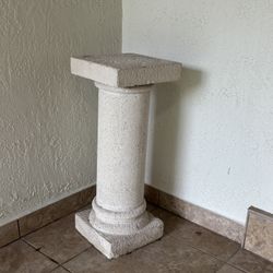Decorative Solid  Stone Pedestal Columns  (2 Available) 