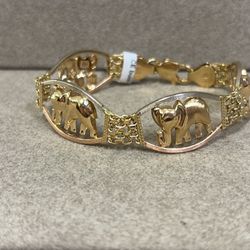 Elephant Gold bracelet 