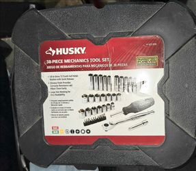 38 Piece Husky Mechanics Tool Set - 3/8 Drive Sockets, Lifetime Guaranteed  - North Glendale