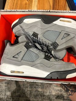 Jordan 4 Cool Grey size 10