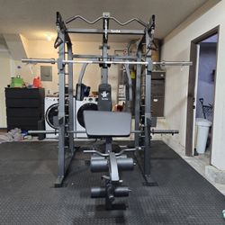 Smith Machine 2001 | Multi-Use Adj Bench | Gym Equipment | Fitness | Squat Rack | Excercise |🔴WEIGHTS AND BARBELL SOLD SEPARATELY 🔴 FREE DELIVERY 🚚
