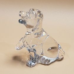 Crystal Puppy Figurine 