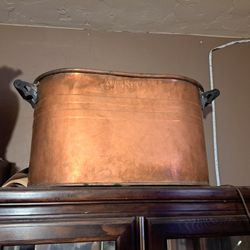 Antique Copper Wash Tub