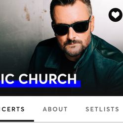 Eric Church Concert With Parking