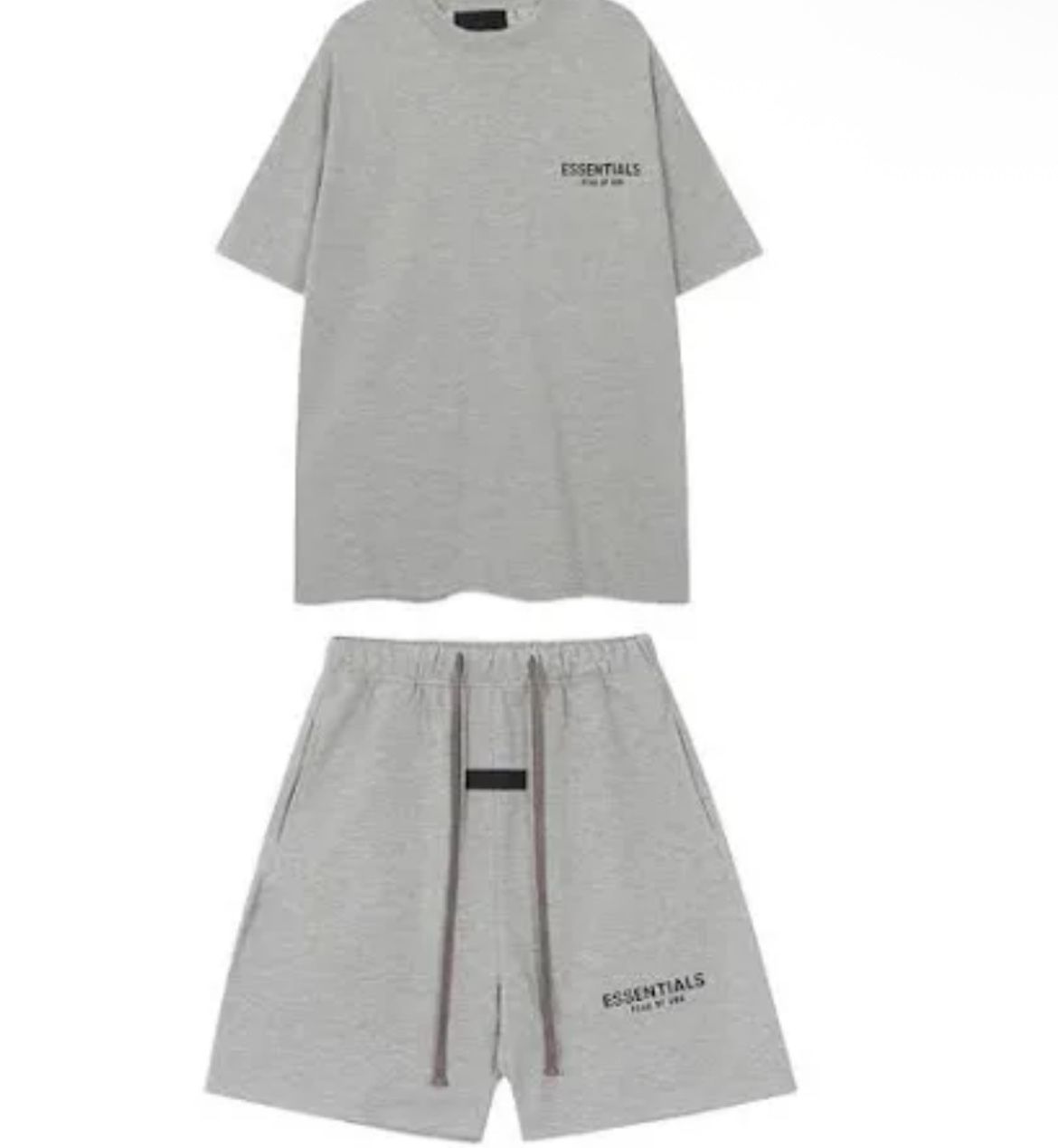 Essentials Shorts And Tee - Dark Oatmeal