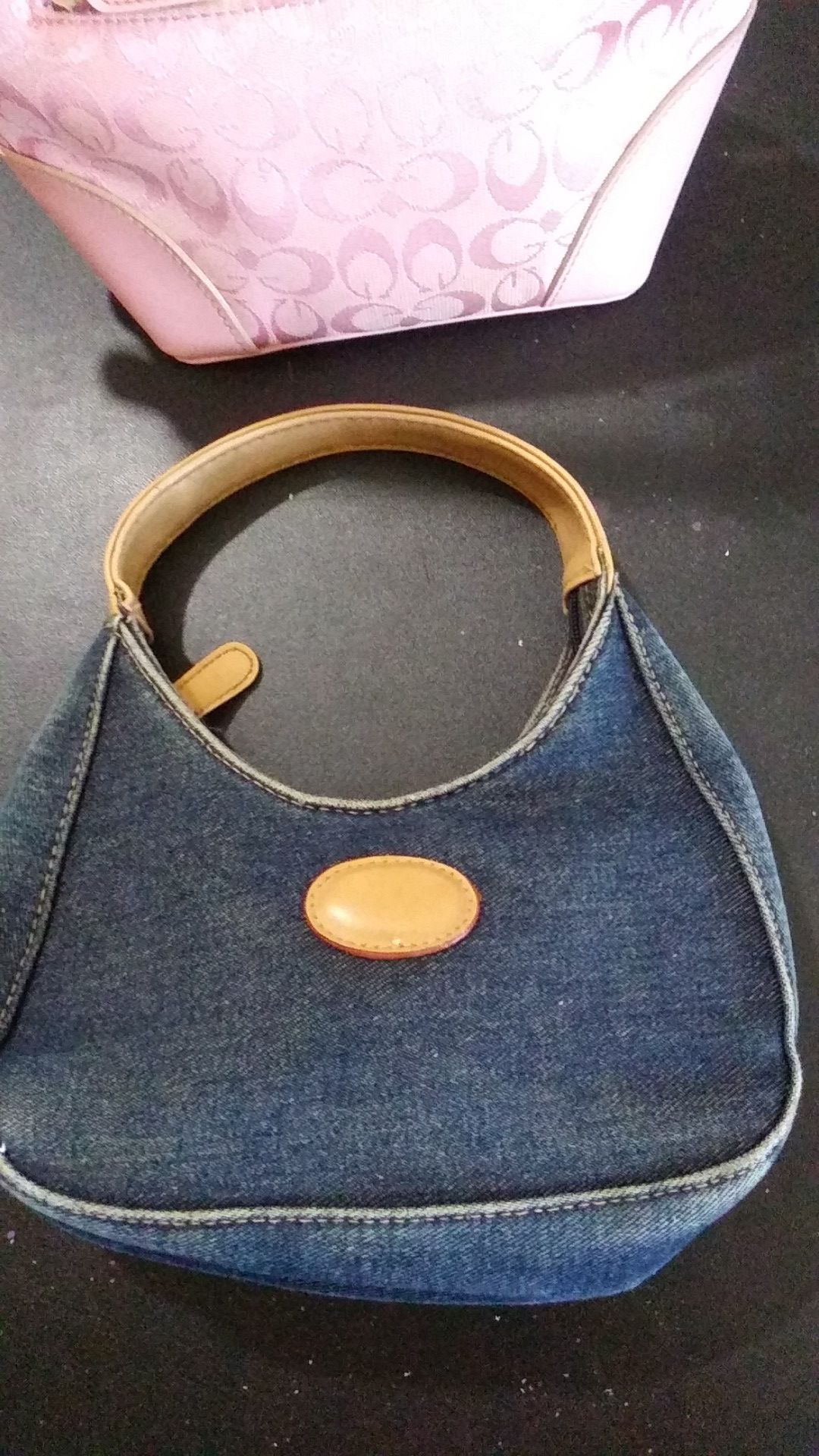 FREE small denim handbag purse