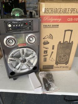 Speaker rechargeable ridgeway