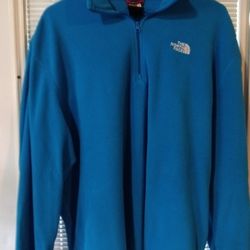 North Face 3/4 Zip Up Fleece 