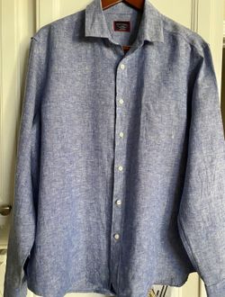 Mens UNTUCKit Linen Shirt Size L