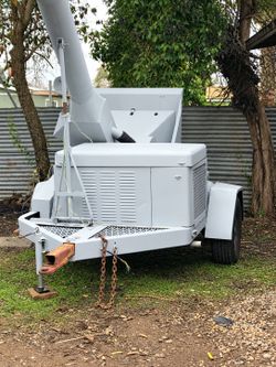 Old wood chipper