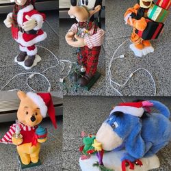 DISNEY  Xmas Figurines Christmas / Movable Plug Ins