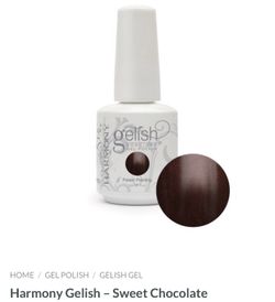 Harmony Gelish Gel Nail - Sweet Chocolate 15ml