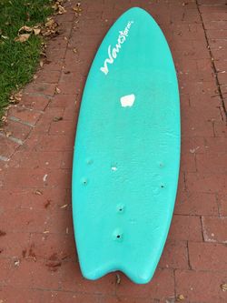 Wavestorm 5’6” swallow Tail soft top surfboard Turqoise