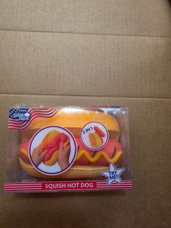 Toymendous Sunny Days Jumbo Hot Dog Squish Viral Summer Squishy Toy New 2026
