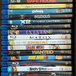 Blu-ray Movies $3 Each 