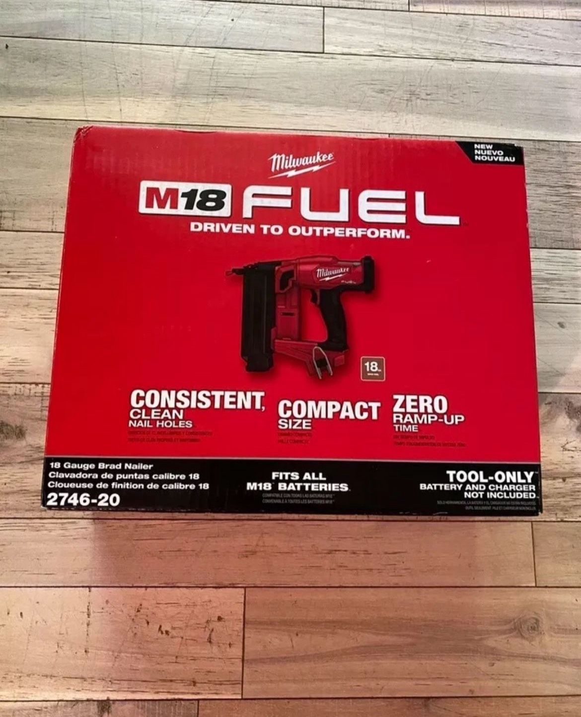 Milwaukee M18 FUEL 18 Gauge Brad Nailer (2746-20) Tool Only