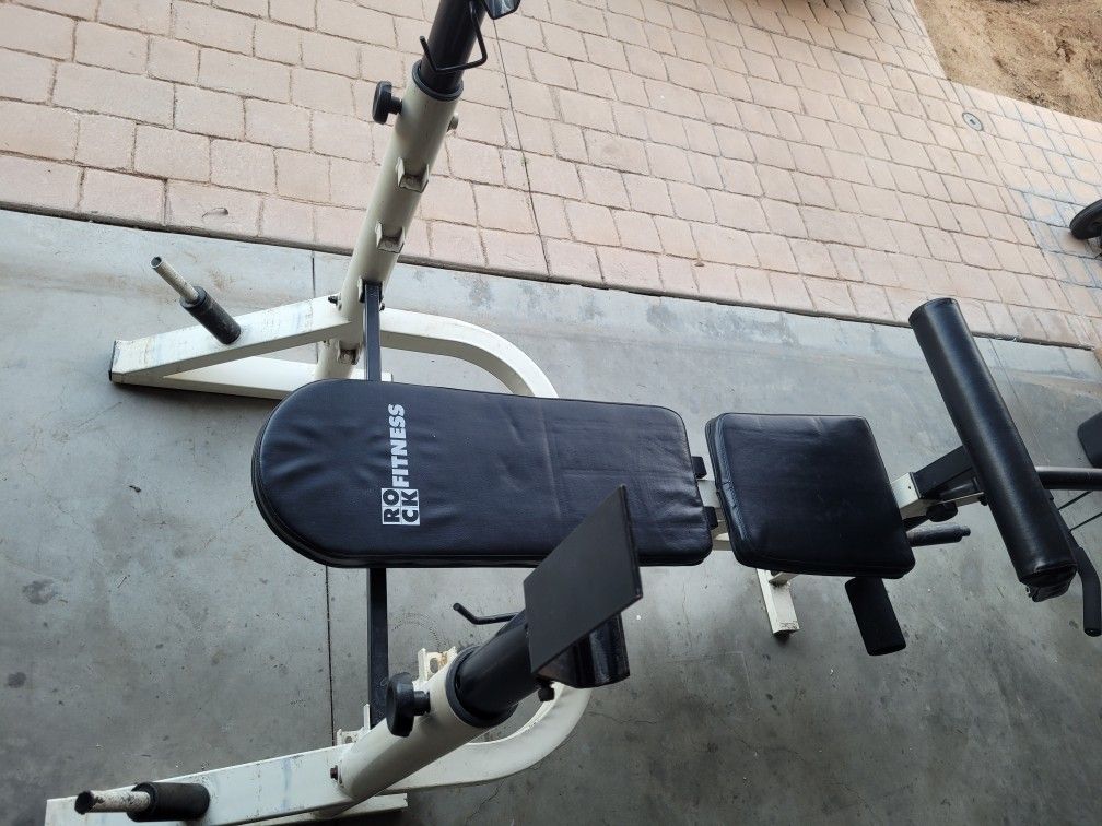 Rock Fitness Weight Bench Good Condition