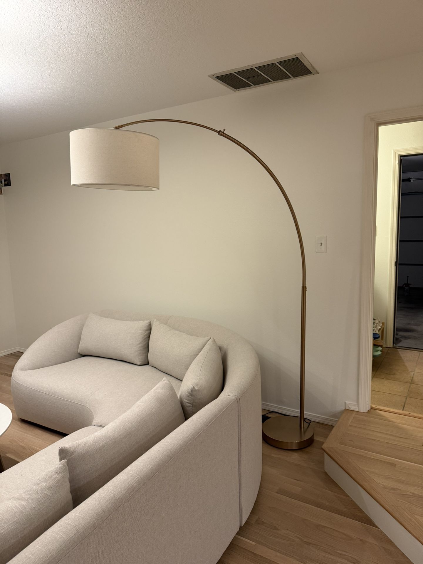 Brass Arched Floor Lamp