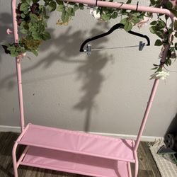 Girl clothes rack