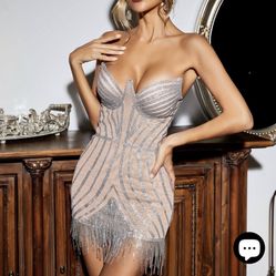 Mew Mews Layla Diamante Mini Dress