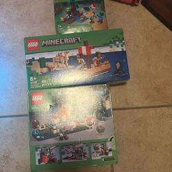 e: 3 NEW LEGO Minecraft Sets - Warden, Pirate Ship & Swamp Adventure