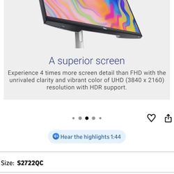 Desktop Monitor Dell