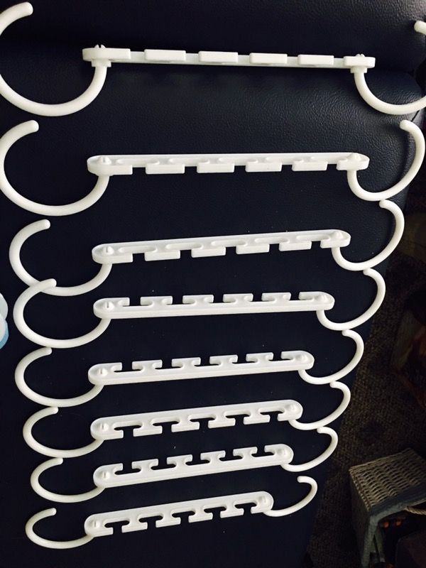 Closet hangers