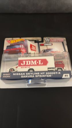 Hot wheels team transport Nissan skyline