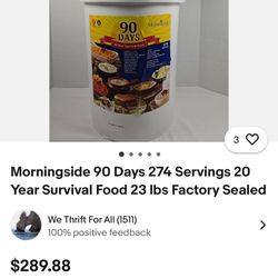 Survival Food Buckets 240 Servings